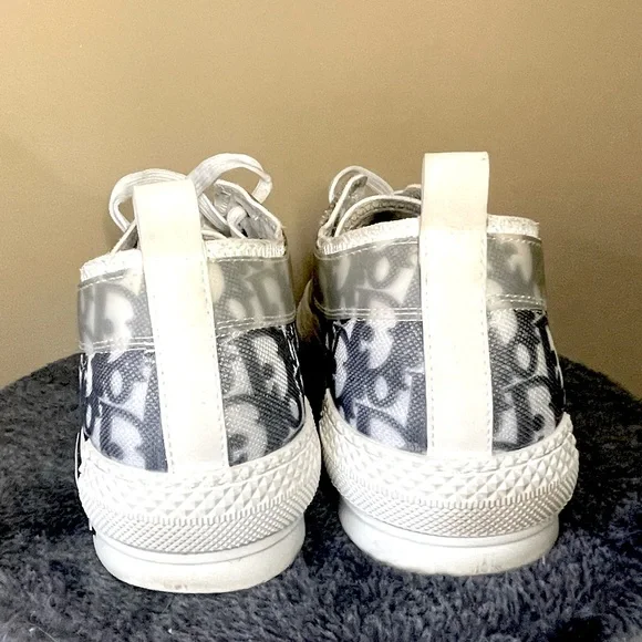 Dior | Shoes | Dior White And Black Dior Oblique Canvas  display picture 1